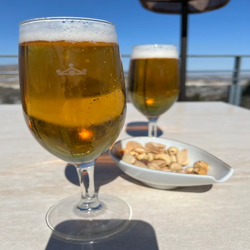 Abendstimmung auf der Terrasse des Parador de Lorca